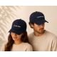 Casquette bleu / blanche