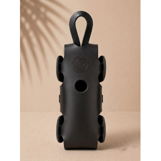 Sacoche cuir La bouclée - Cuir Noir Mat