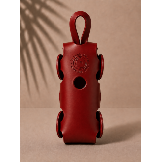Sacoche cuir La bouclée - Cuir rouge